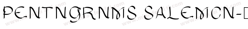 PENTNGRNMS SALEMCN字体转换
